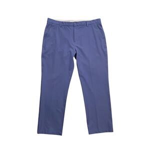 Hreski Pants Mens 38 Regatta Blue Flat Front Stretch Quick Dry Performance Golf